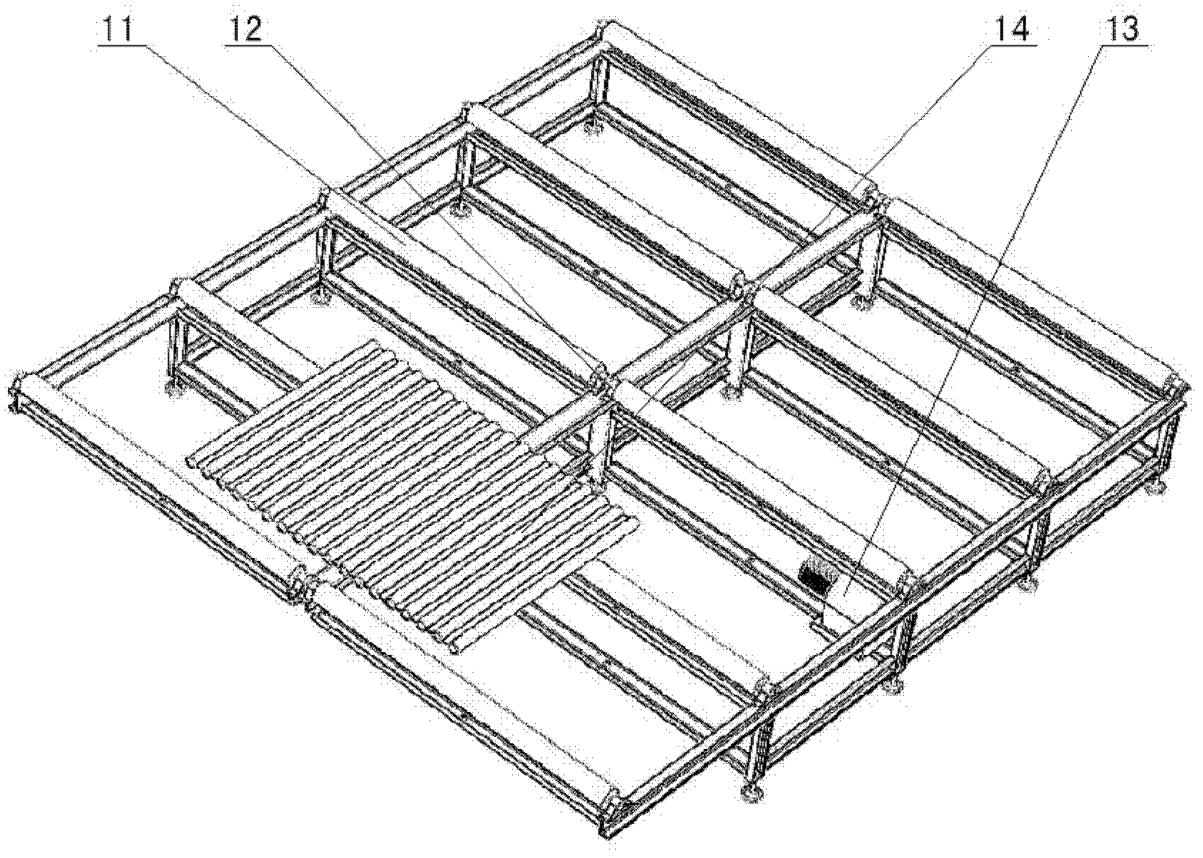 X-ray digital imaging detection device for detecting welding seam of tube row