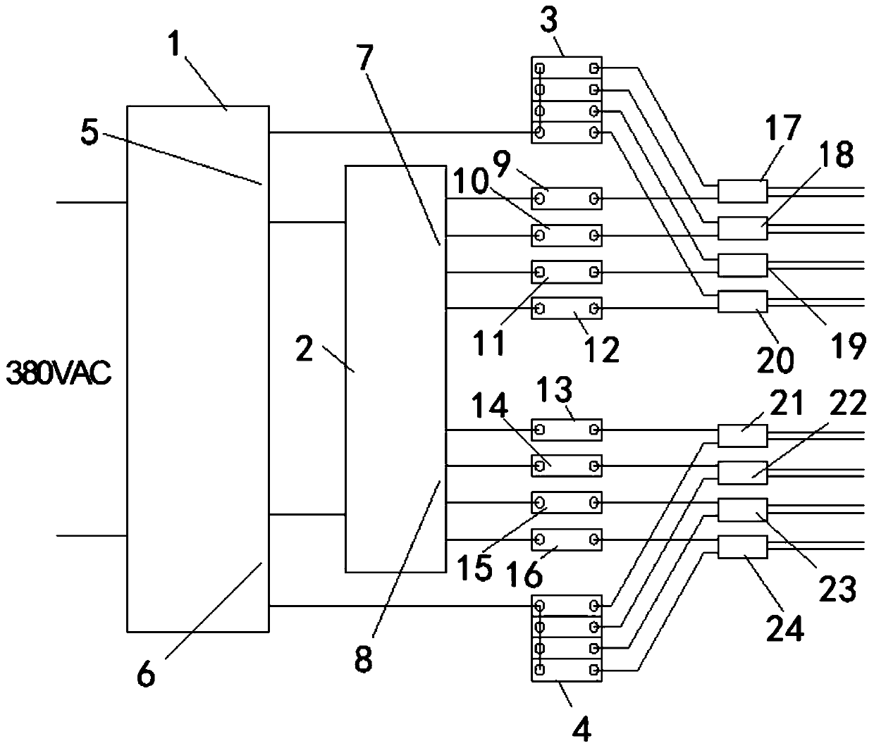 Power regulator and regulating method of railway turnout snow-melting system