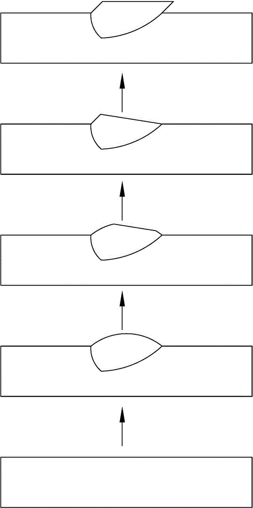 Titanium three-way tube and production method thereof