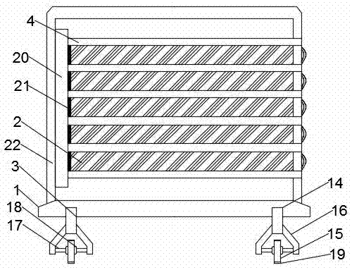 Transporting and preserving device for orchard Prunus salicina L.