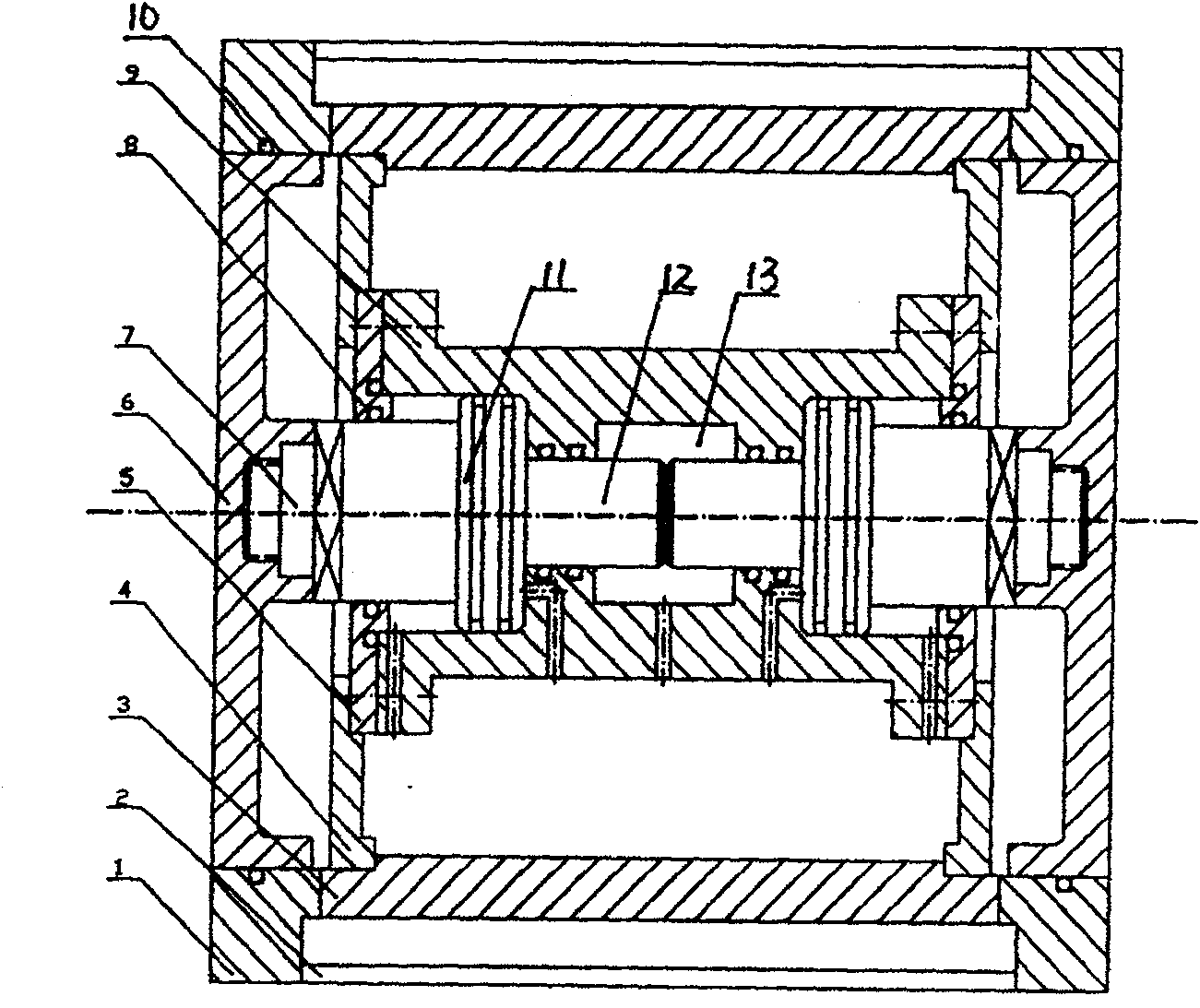 Deep horizontal load testing method