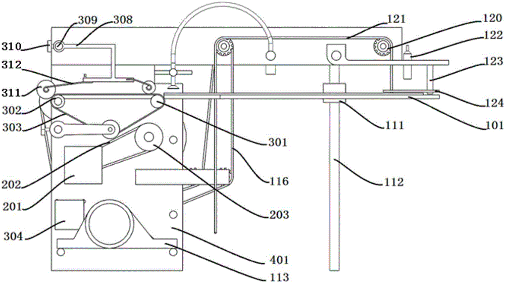 Automatic paper conveying device