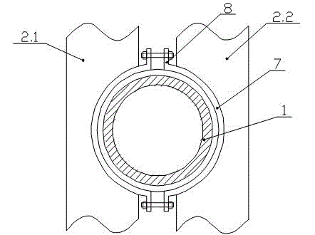 Support structure for stand column and dual cantilever beams in any combination and use method thereof