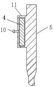 Adjustable guiding device for imbedding pedicle screw