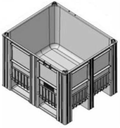 Novel tray forming mold adopting chemical foaming agent injection molding