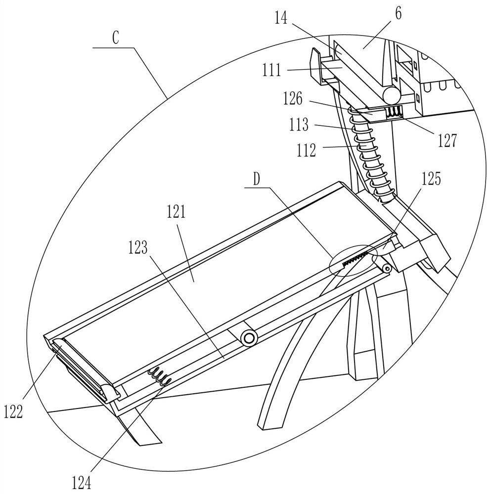 A steel bar installation device for reinforcement of plastic moisture-proof pallets