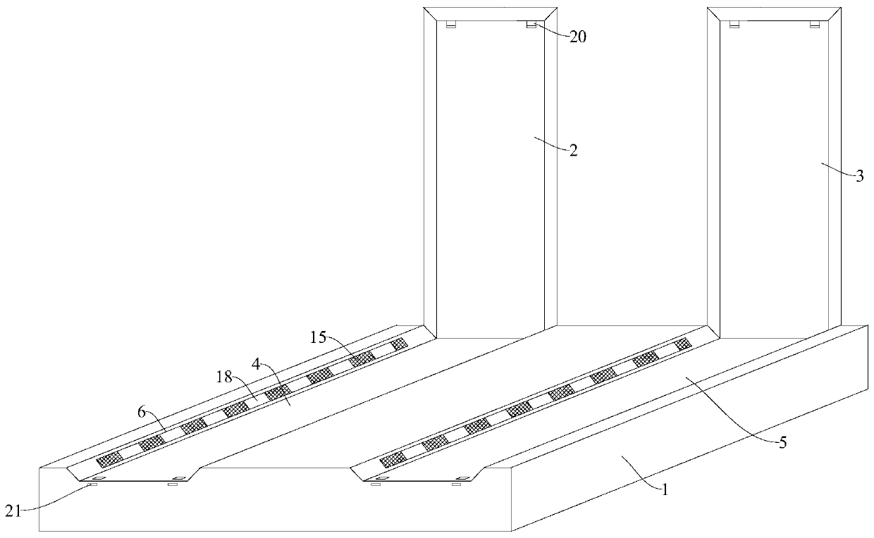 Overhead folding antenna for network communication router