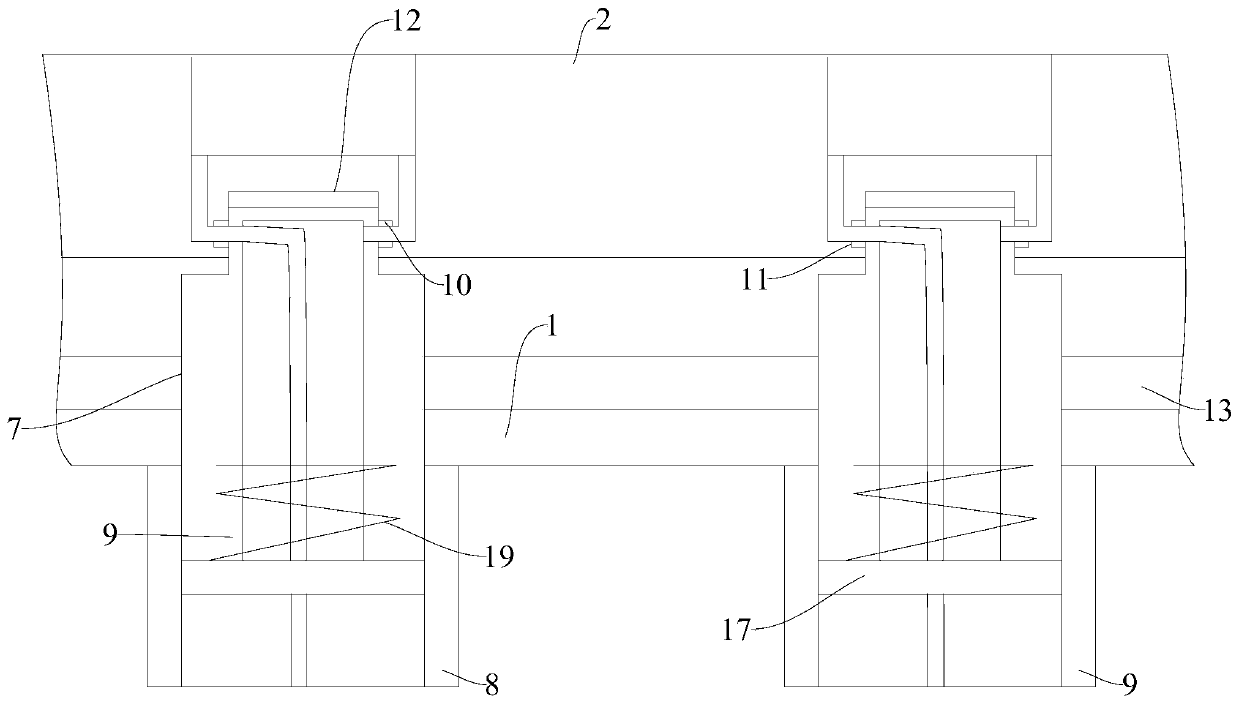 Overhead folding antenna for network communication router