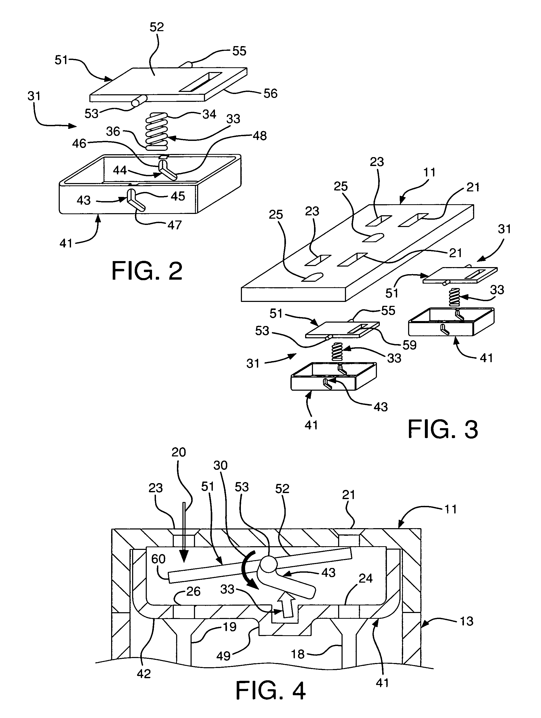 Tamper resistant assembly for an electrical receptacle