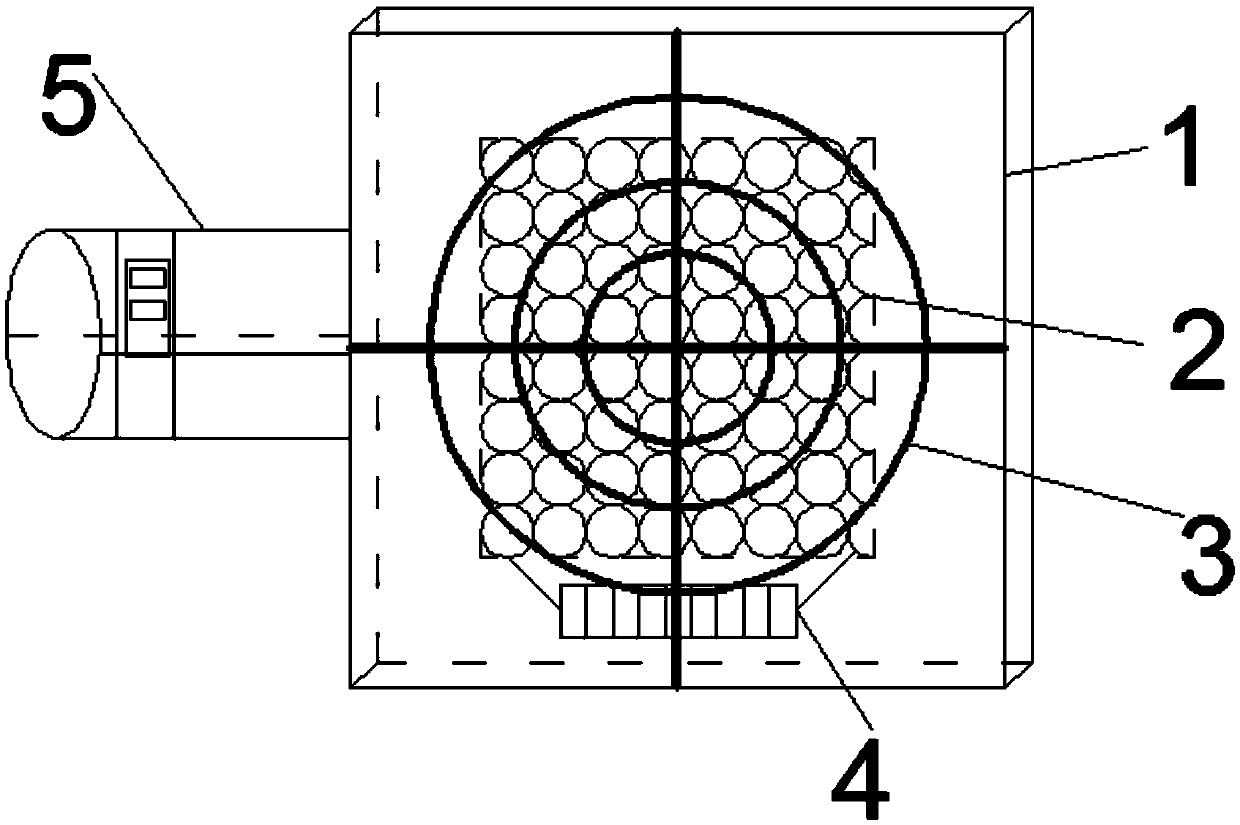 Tunnel monitoring measuring device for aiming at tunnel dark environment and configuration method