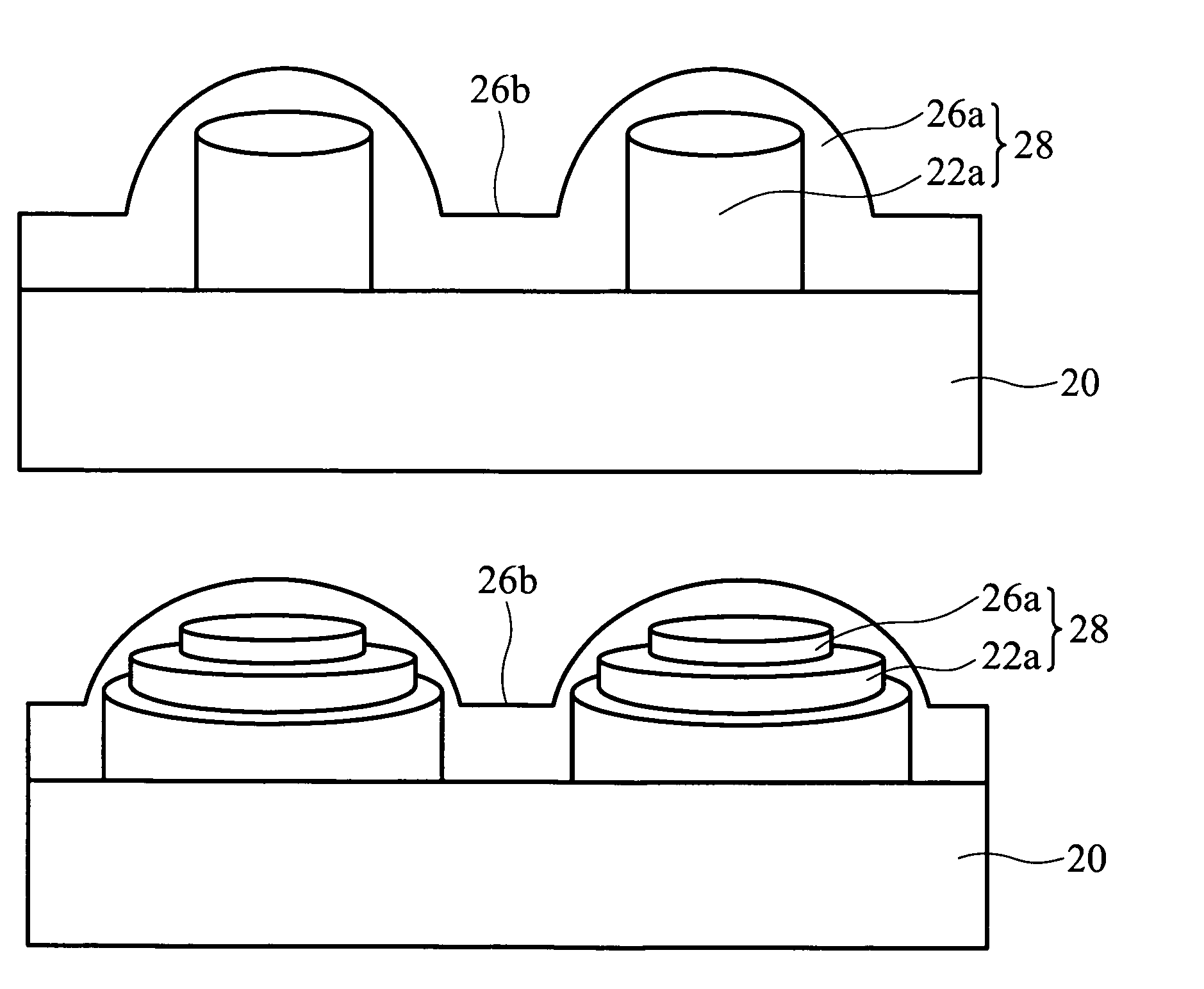 Hemi-spherical structure and method for fabricating the same