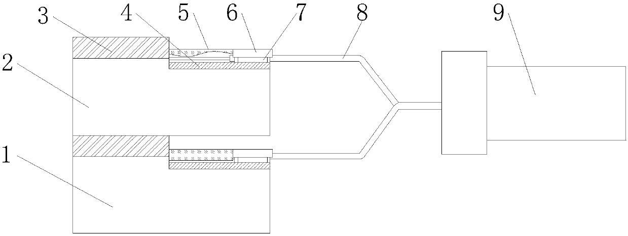 Single mode double layer parallel optical fiber array