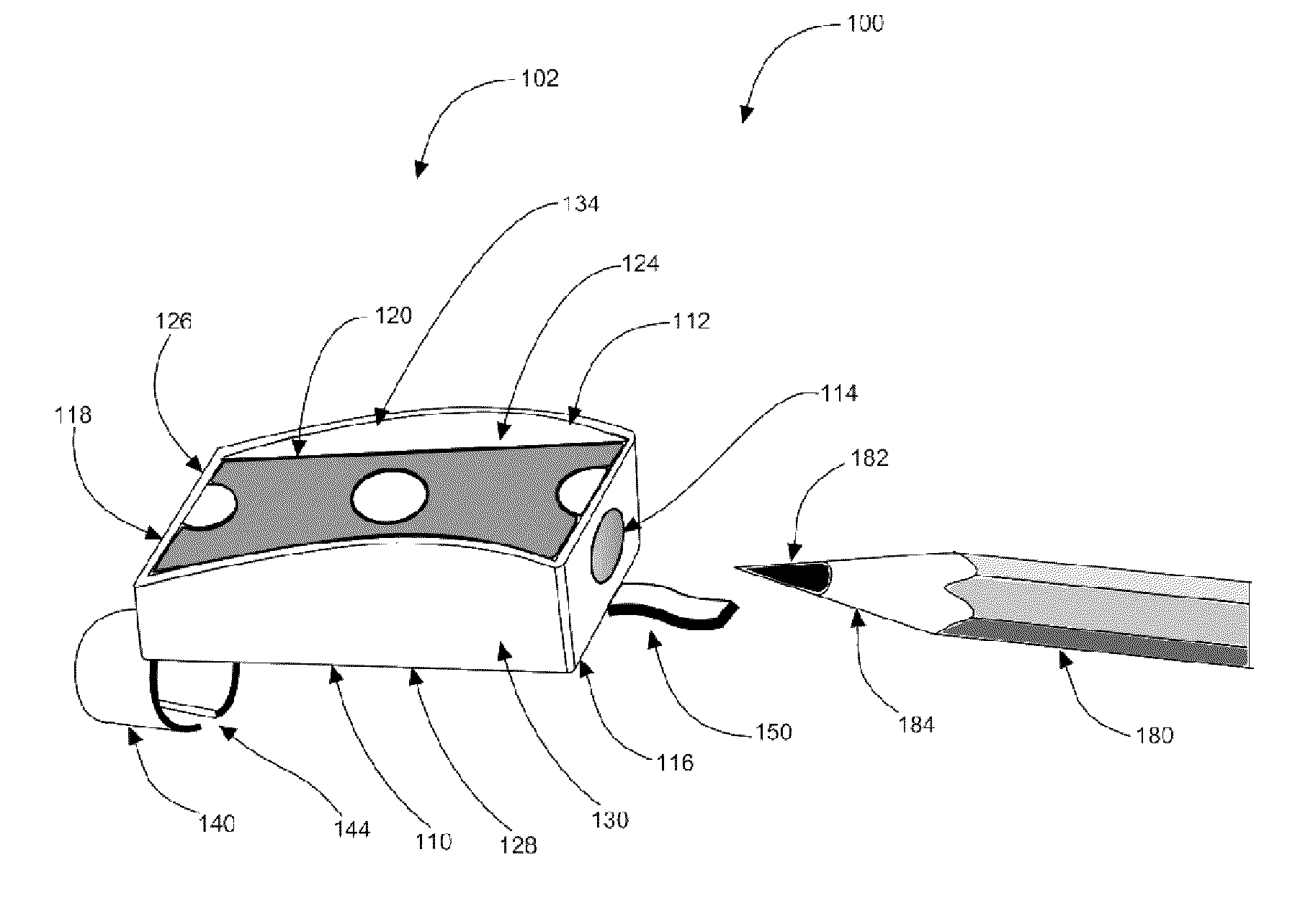 Slip-on pencil sharpener system