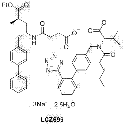 Preparation of key intermediates of lcz696