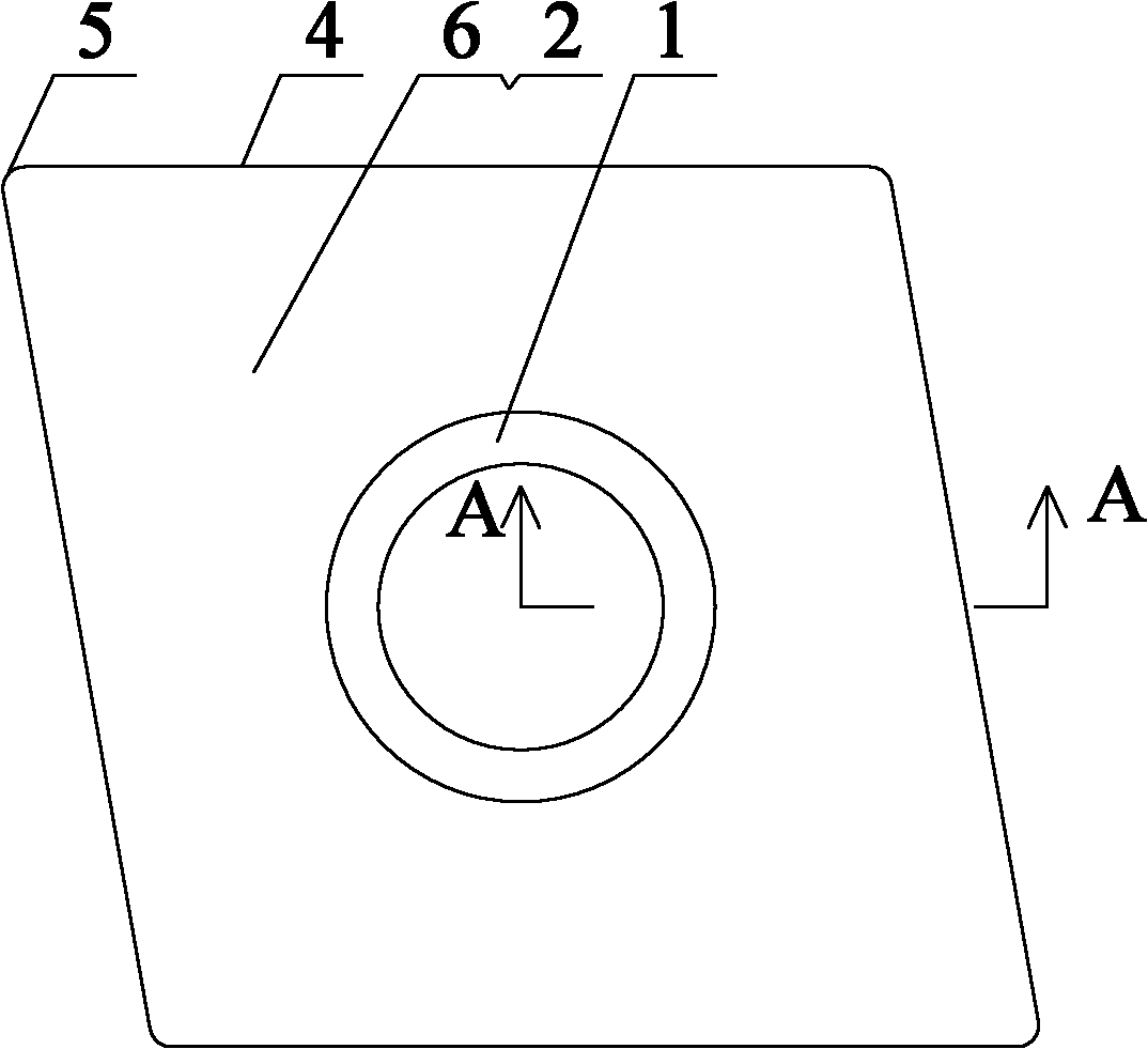 Coated tip for processing aluminum materials and preparation method thereof