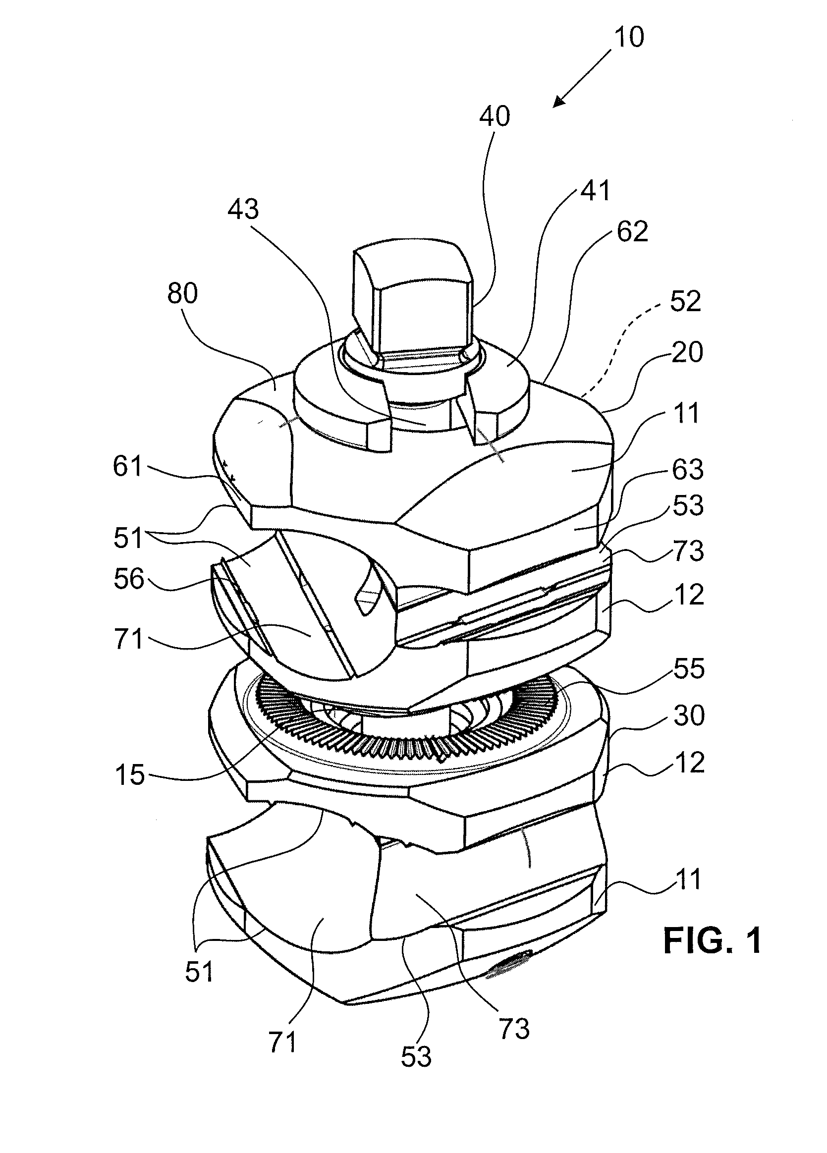 Fixation clamp with thumbwheel