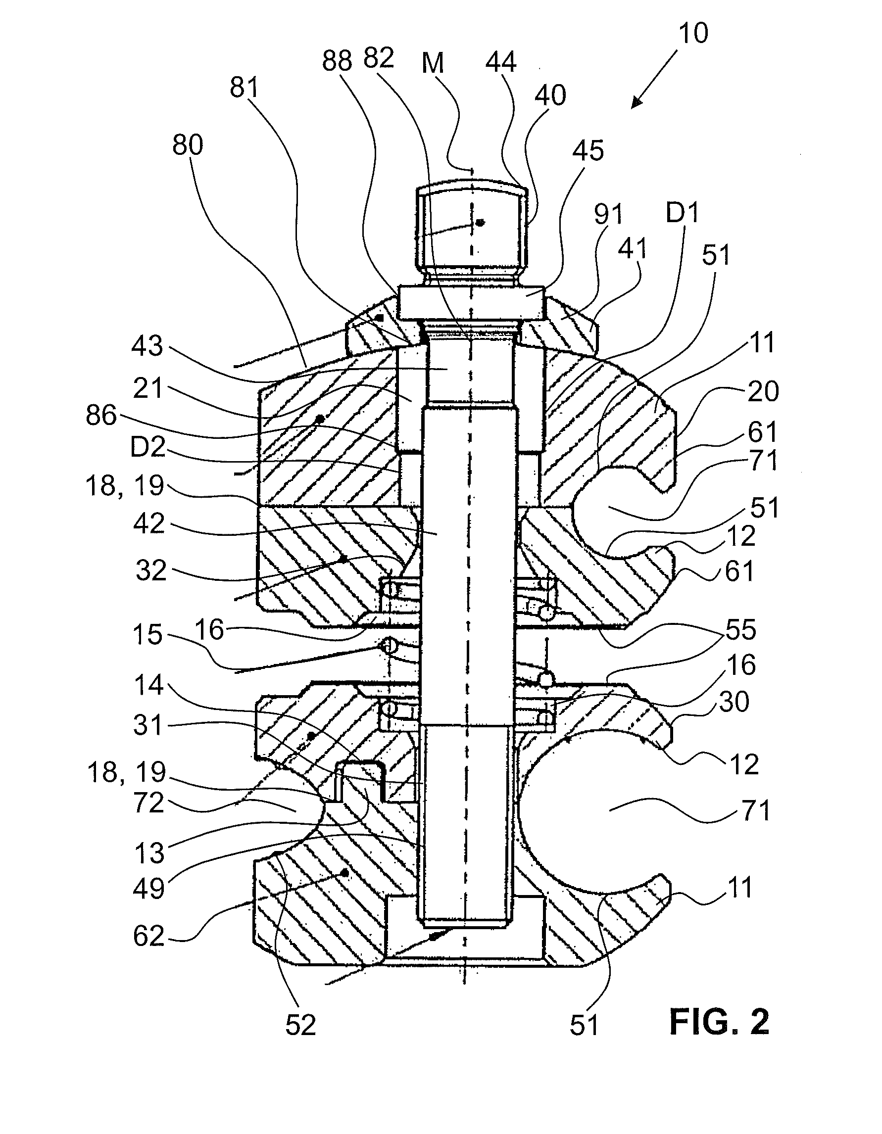 Fixation clamp with thumbwheel