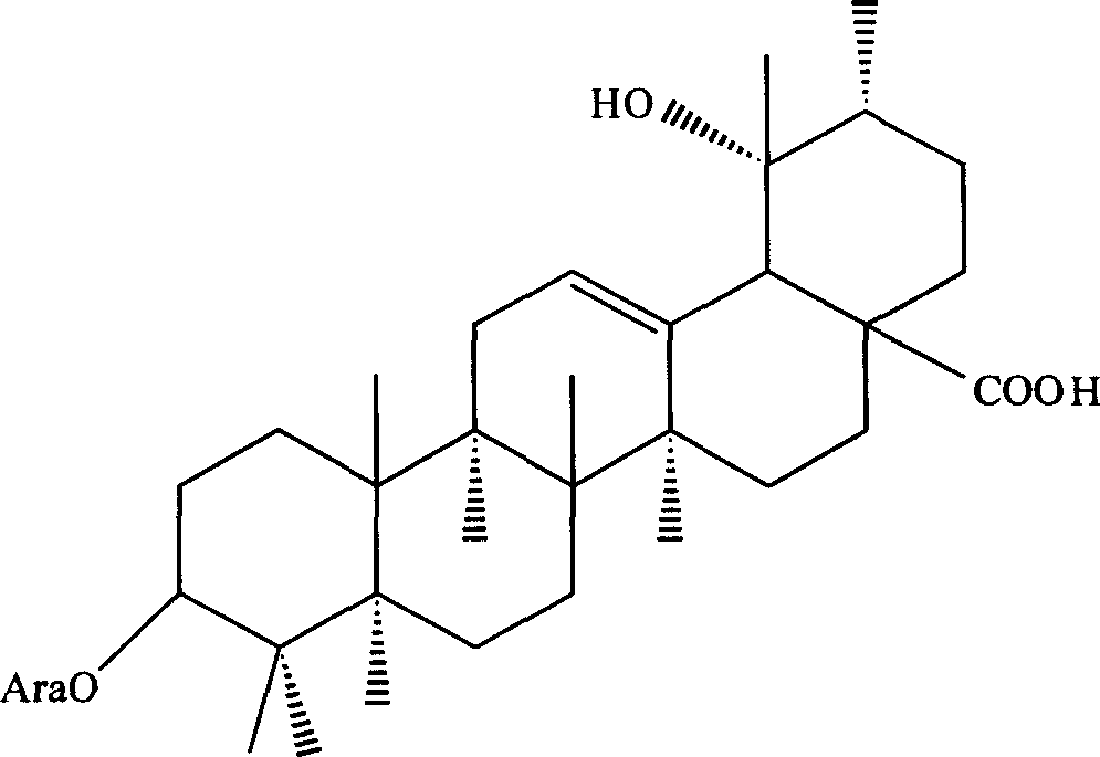 Burnet general saponin extract , its preparation method and use