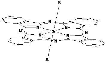 Phthalocyanine silicon modified by amino ethyl groups and phenoxy groups as well as preparation method and application thereof