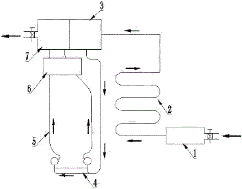 Forced circulation hot water system with self-power-outage-protection function