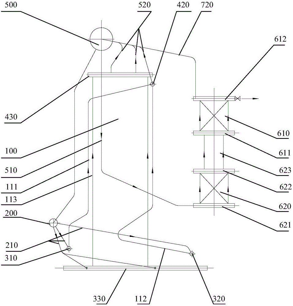 Forced circulation hot water system with self-power-outage-protection function