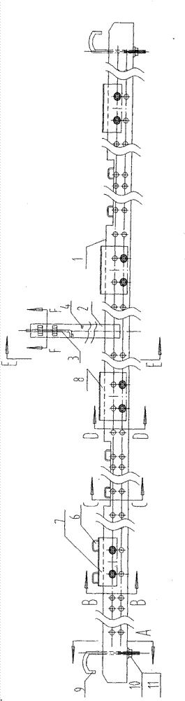 Multifunctional assembly device for small stainless steel vehicle roof hoister