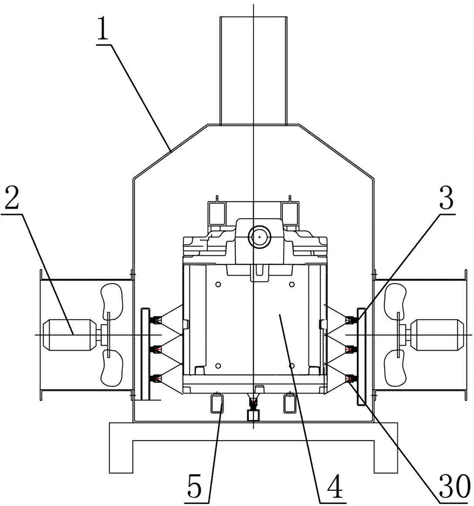 Method and device for controlling cooling speed of core assembly casting