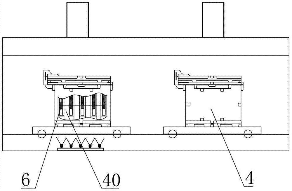 Method and device for controlling cooling speed of core assembly casting