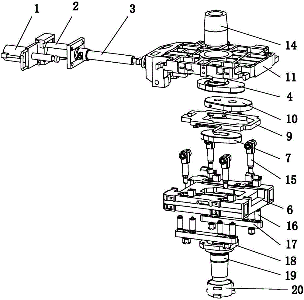 Sliding gate mechanism for ladle casting, and assembling and using method thereof