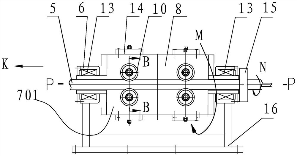 Method for continuously rolling copper pipe through planetary pipe mill