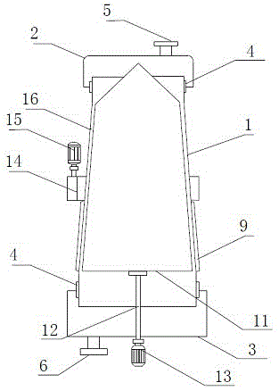 A rotary graphene peeling device, graphene production system and production method