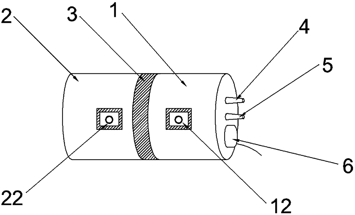 Self-positioning plastic vacuum tank