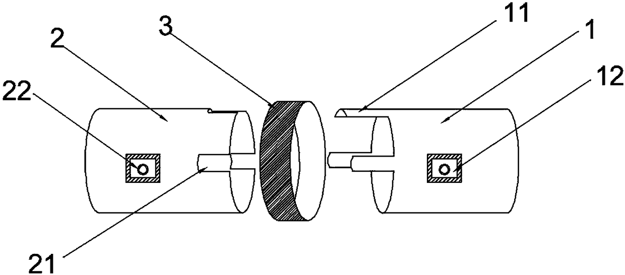 Self-positioning plastic vacuum tank