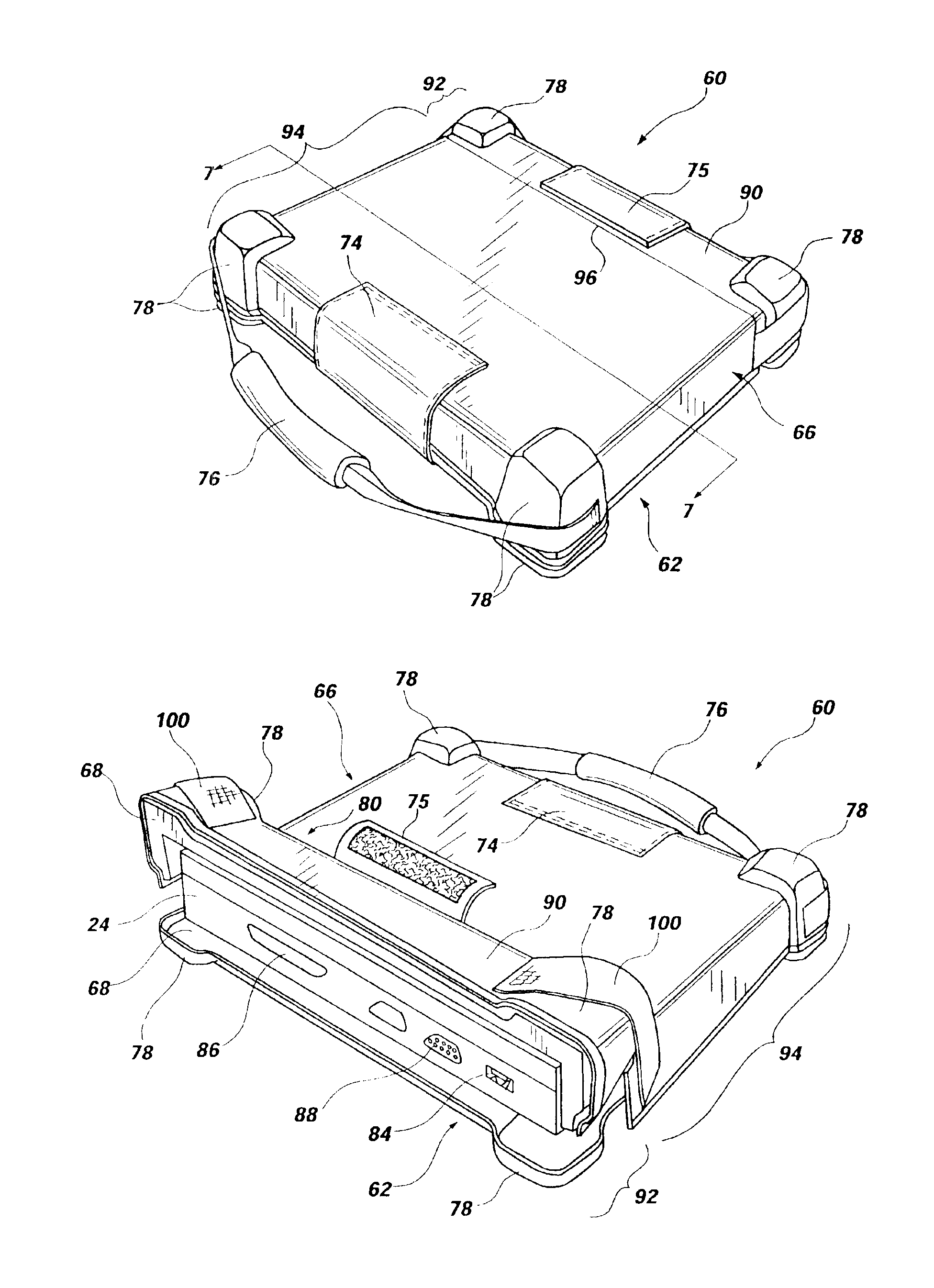 Armored peripheral case