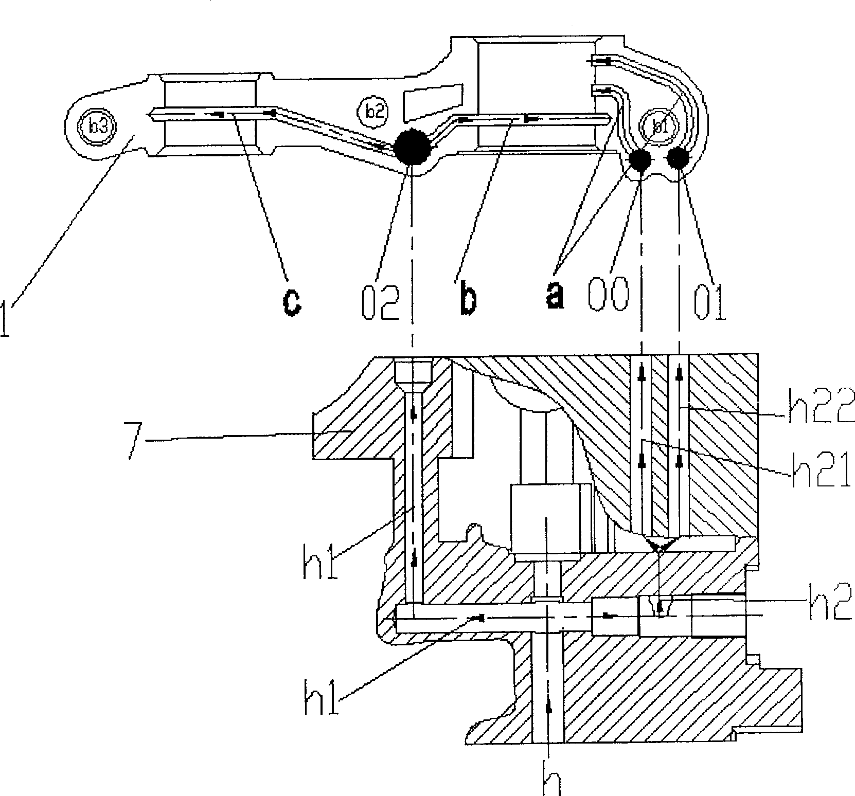 Car engine camshaft bearing cap