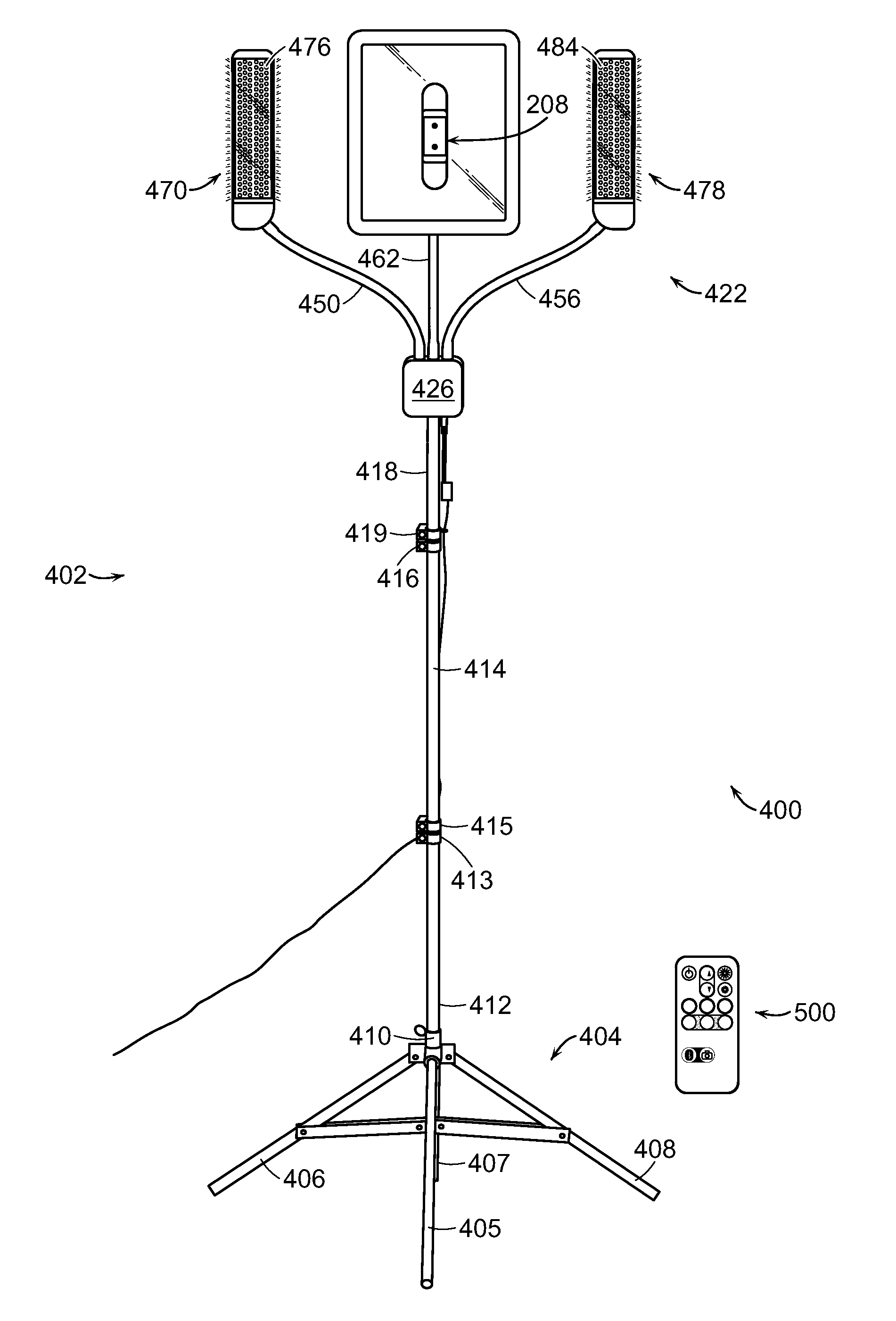 Selfie apparatus