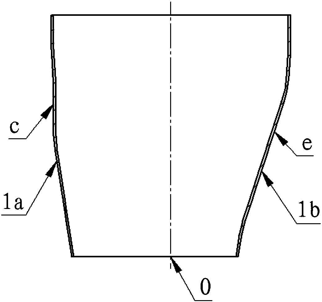 A high-temperature alloy thin-walled tubular conduit forming die and forming method