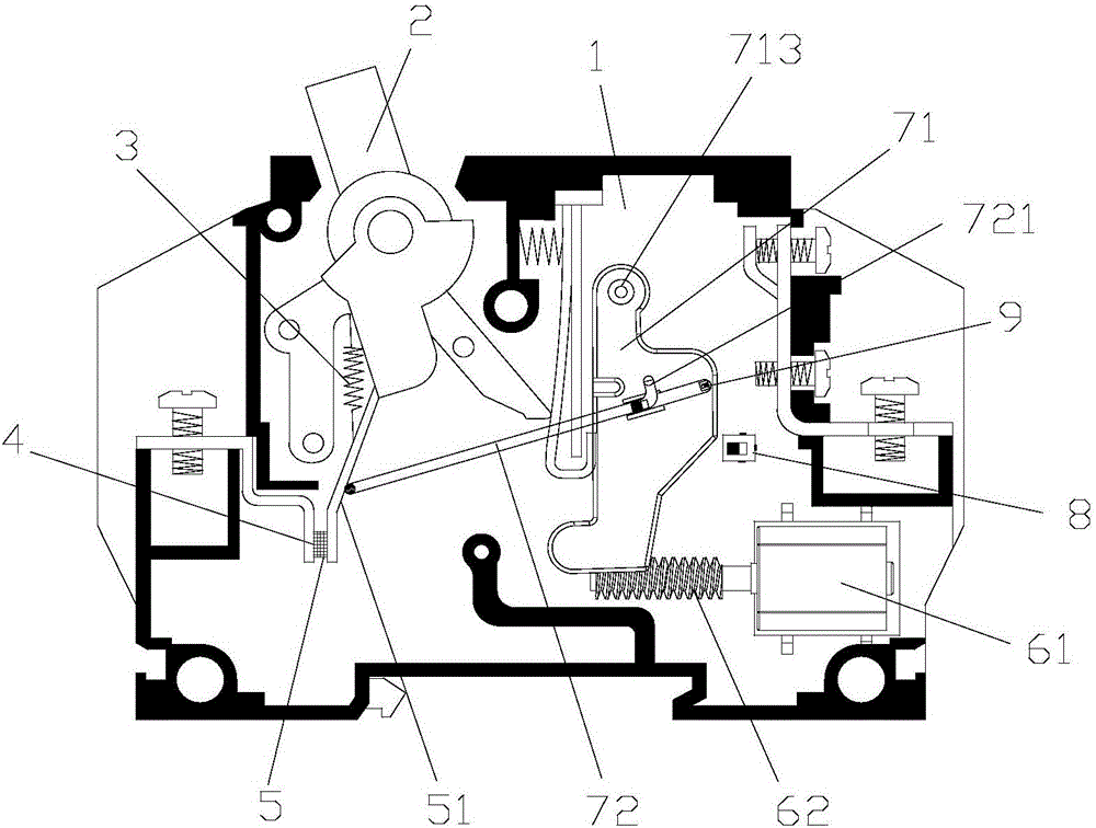 Remote control circuit breaker