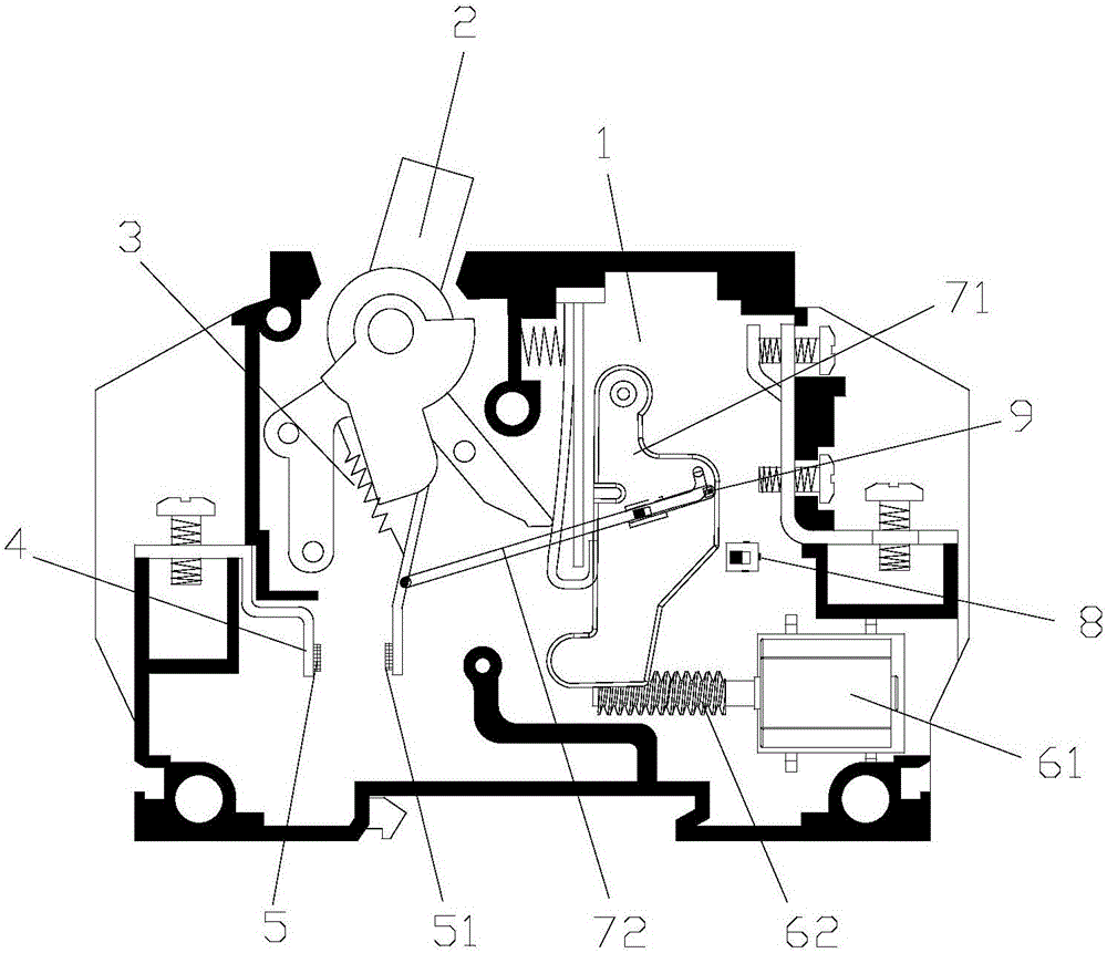 Remote control circuit breaker