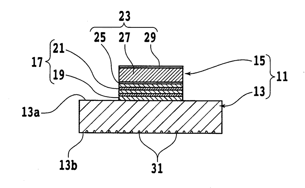 Baw device and baw device manufacturing method