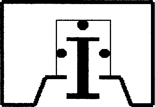 Ground characteristics detecting device used for snake shaped robot