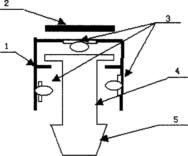 Ground characteristics detecting device used for snake shaped robot