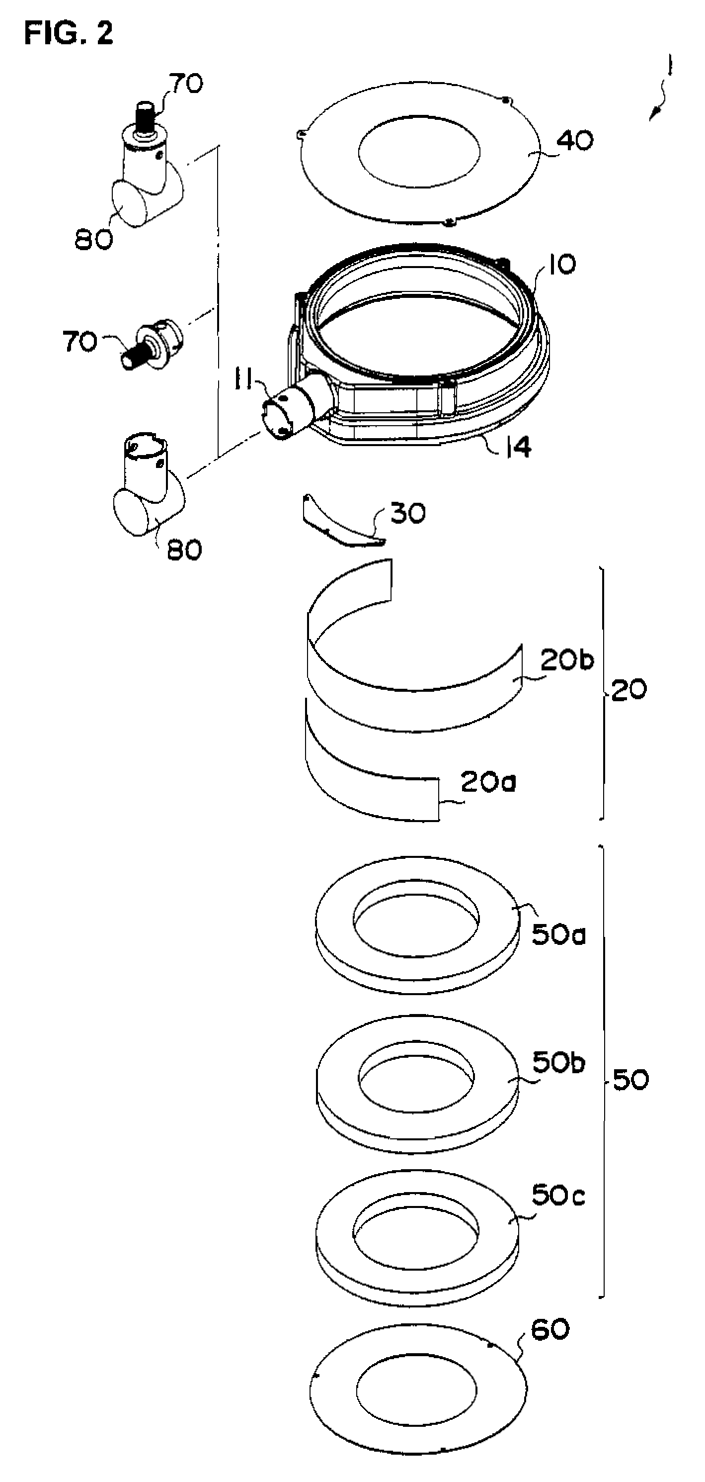 Water treatment pad for core drill