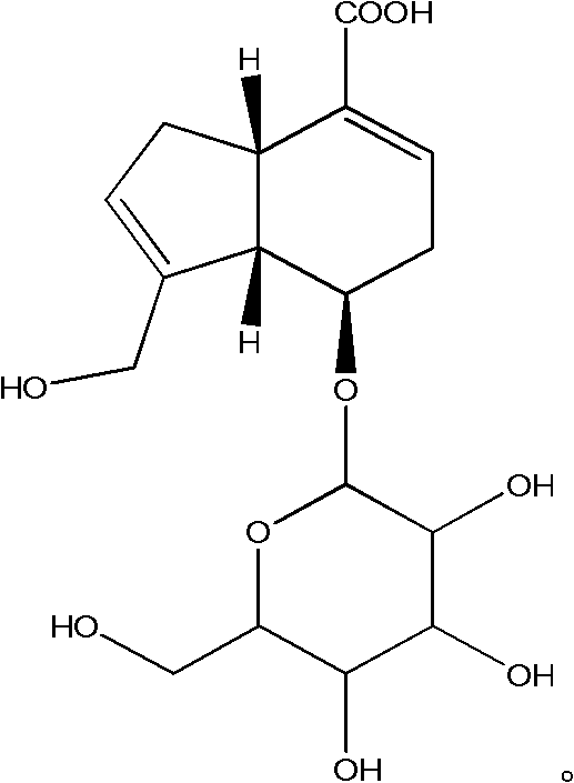 Method for extracting iridoid active ingredients from plantain seeds