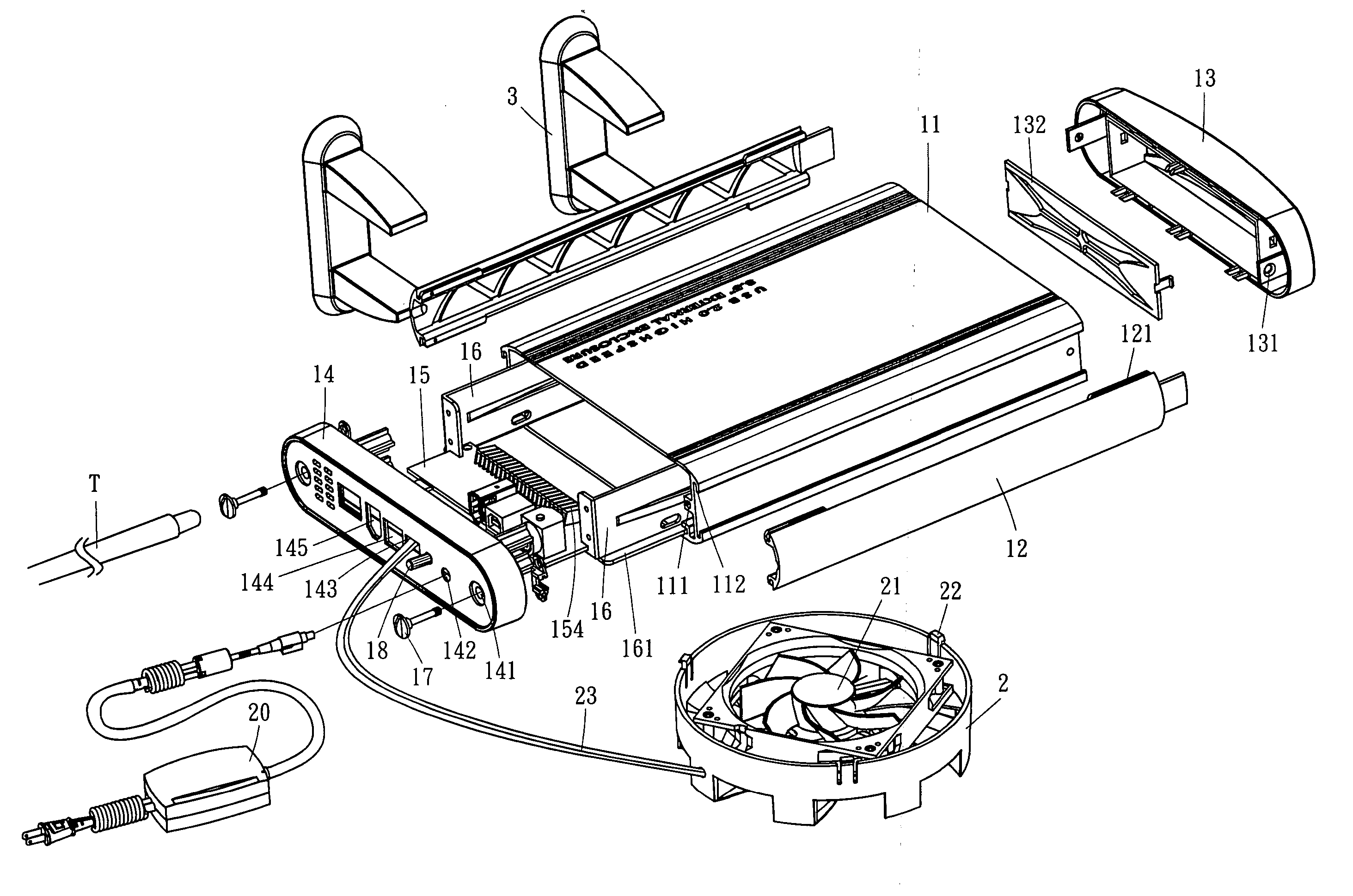 External computer hard drive and heat-dissipating base thereof