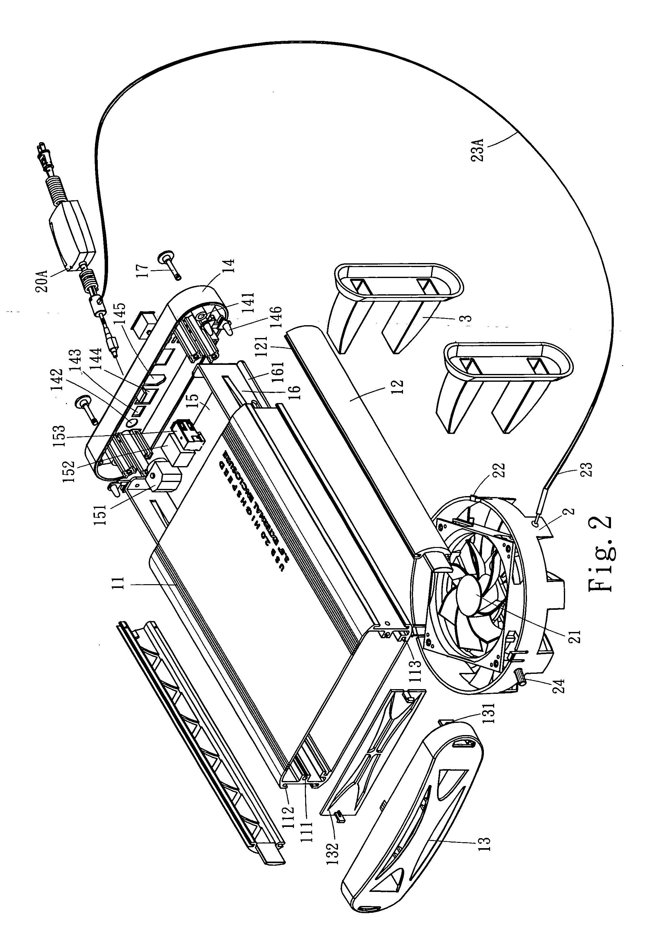 External computer hard drive and heat-dissipating base thereof