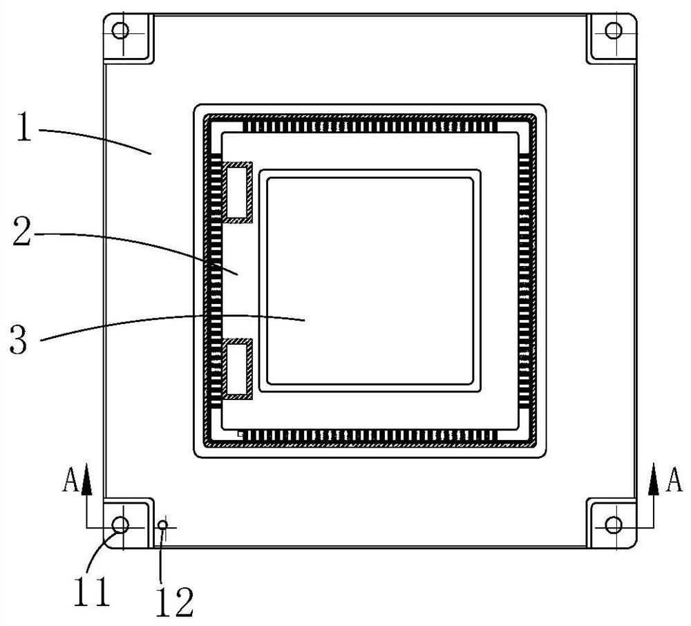 Ceramic shell for laser detector, laser detector and preparation method