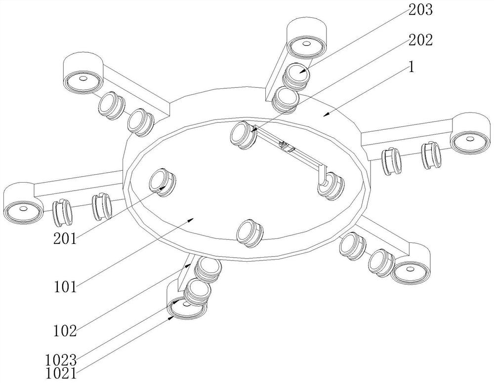 Auxiliary device for injection of normal saline filling bottle and use method of auxiliary device