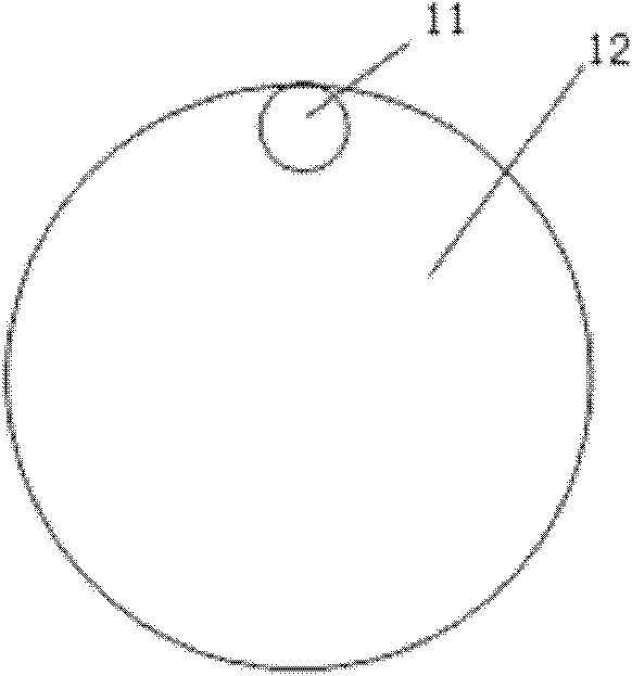 Bidirectional curved surface core optical fiber micro-particle rotator