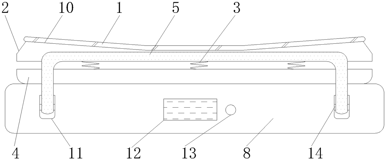 Movement supporting device for stable launching of vessel